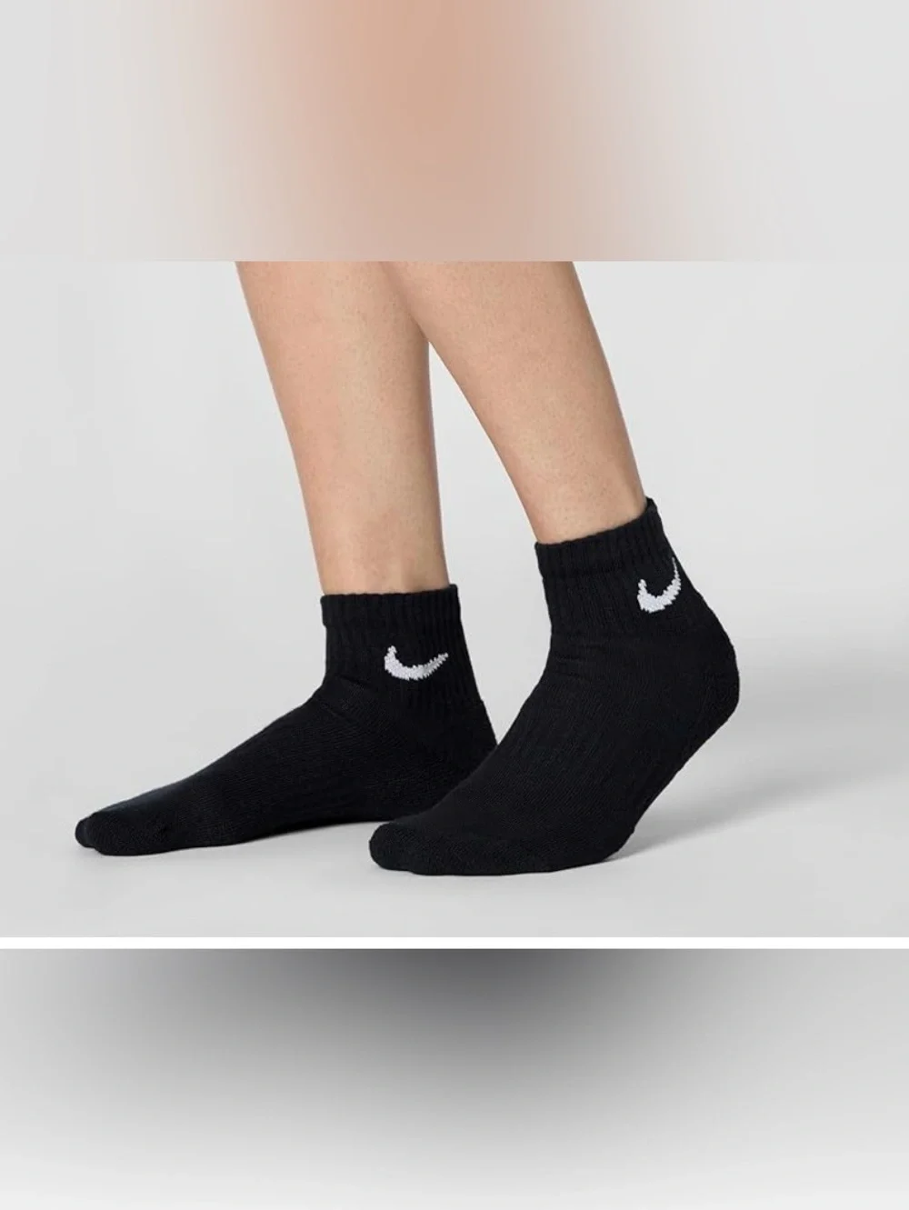 Nike Unisex Adult Everyday Cushioned Training Ankle Socks (3-Pack) - Picture 2 of 4